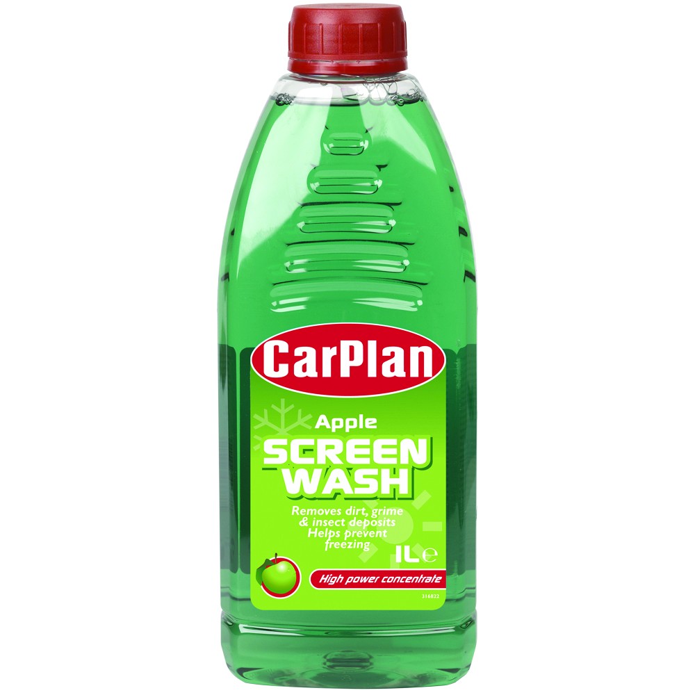 CARPLAN APPLE FRAGRANCE SCREENWASH 1L