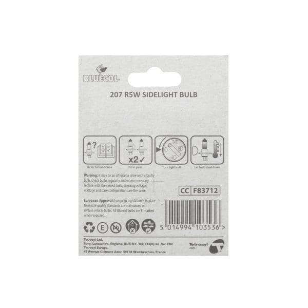 BLUECOL 207 SIDE LIGHT BULB - Image 3