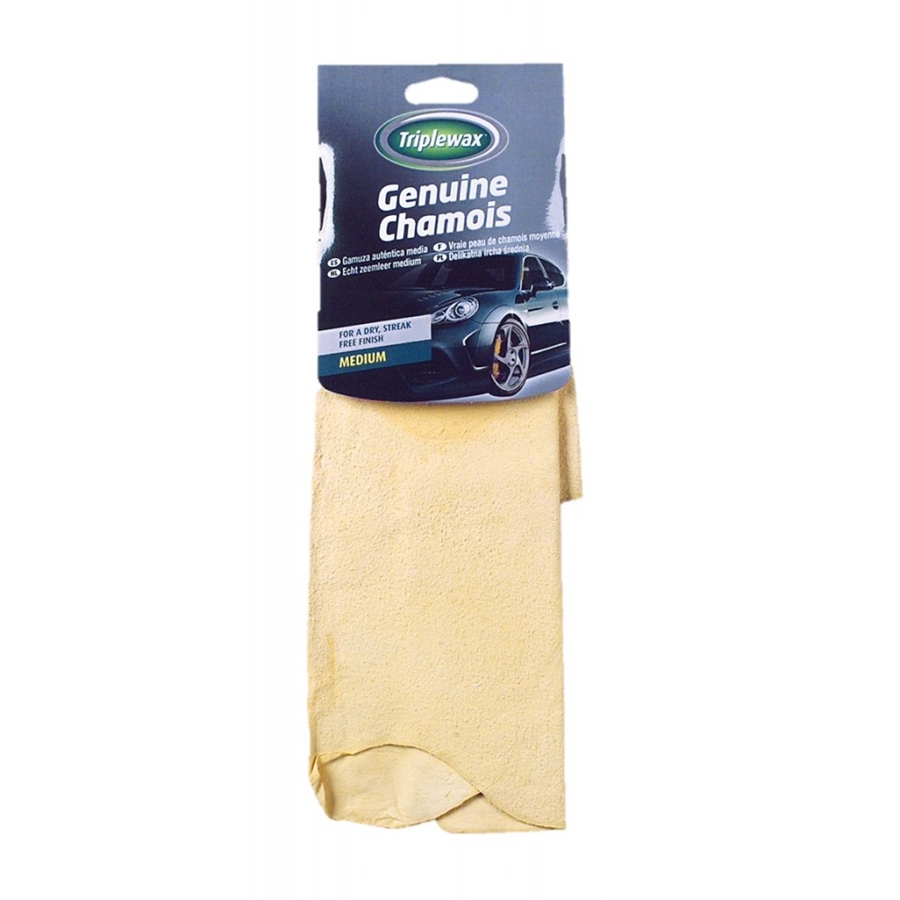 TRIPLEWAX GENUINE CHAMOIS (MEDIUM)